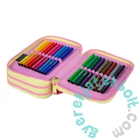 Coolpack - Jumper felszerelt 3 emeletes tolltartó - Gradient Peach