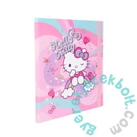 Coolpack - Kemény fedeles A/4 gumis mappa - 3 cm - Hello Kitty - Pink (12979PTR)