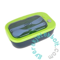 Coolpack - Mil műanyag uzsonnás doboz evőeszközökkel - Blue Green (Z31002)
