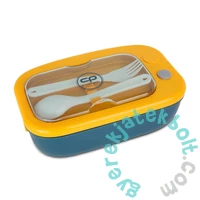 Coolpack - Mil műanyag uzsonnás doboz evőeszközökkel - Blue Yellow (Z31001)