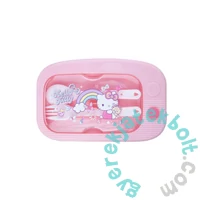 Coolpack - Mil műanyag uzsonnás doboz evőeszközökkel - Hello Kitty - Pink (20127PTR)