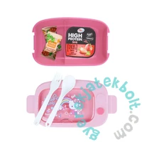 Coolpack - Mil műanyag uzsonnás doboz evőeszközökkel - Hello Kitty - Pink (20127PTR)