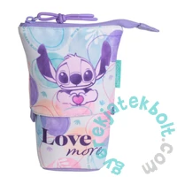 Coolpack - Mona egyterű tolltartó - Disney Fashion - Stitch - Love more (F143885)