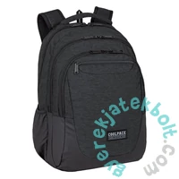 Coolpack - Soul ergonomikus iskolatáska, hátizsák - 3 rekeszes - Snow Black (C10164)