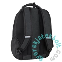 hátizsák - 3 rekeszes - Snow Black (C10164)