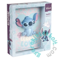 Coolpack - Squishy 3D - 100 lapos B/6 jegyzetfüzet - Disney Fashion - Stitch - Love (75224PTR)