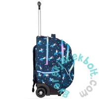 Coolpack - Starr gurulós iskolatáska, hátizsák - 3 rekeszes - Blue Unicorn