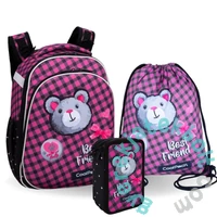 Coolpack - Turtle ergonomikus iskolatáska szett - Buddy - felszerelt 3 emeleteses tolltartóval (F015959-1-szett)