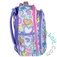 Coolpack - Turtle iskolatáska, hátizsák - 2 rekeszes - Pastel Heart (F015832)