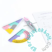 Kidea 4 db-os geometriai készlet - Pasztell (ZGPB20CM4KA)