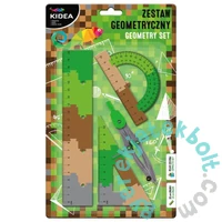 Kidea 4 db-os geometriai készlet - Zöld (ZGPA20CM4KA)