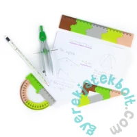 Kidea 4 db-os geometriai készlet - Zöld (ZGPA20CM4KA)