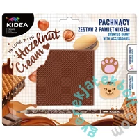 Kidea Illatos jegyzetfüzet ceruzával és radírral - Hazelnut Cream (PPAWKA)