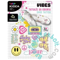 Kidea sötétben világító cipő tetoválás - 90-es évek (TZOGVKA)