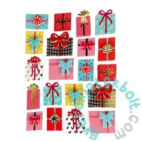 Craft with Fun - Karácsonyi 3D matricák - Ajándékok - 20 db