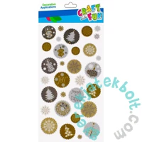 Craft with Fun - Karácsonyi matricák - 37 db