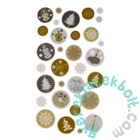 Craft with Fun - Karácsonyi matricák - 37 db