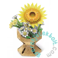 CubicFun 102 db-os 3D puzzle - Napraforgó virágcsokor (W3303)