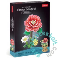 CubicFun 109 db-os 3D puzzle - Kamélia virágcsokor (W3302)