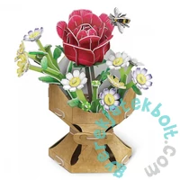 CubicFun 120 db-os 3D puzzle - Rózsa virágcsokor (W3301)