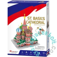 CubicFun C239 - Mini St.Basil's Cathedral - 92 db-os 3D puzzle