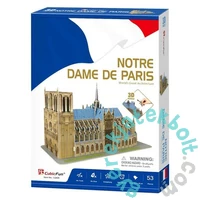 CubicFun C242 - Mini Notre Dame - 53 db-os 3D puzzle