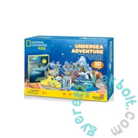 CubicFun DS0974 - National Geographic, Kaland a tenger alatt - 63 db-os 3D puzzle