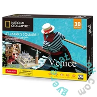 CubicFun DS0980 - National Geographic, Szent Márk tér - 107 db-os 3D puzzle