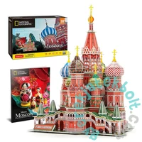 CubicFun DS0999 - National Geographic, City Travel St.Basil's Cathedral - 224 db-os 3D puzzle