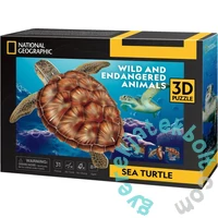 CubicFun DS1080 - National Geographic, Teknős - 31 db-os 3D puzzle