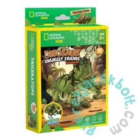 CubicFun DS1168 - Mini National Geographic Kids Triceratopsz - 61 db-os 3D puzzle
