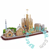 CubicFun MC256 - City Line Barcelona - 186 db-os 3D puzzle
