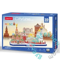 CubicFun MC266 - City Line Moszkva - 204 db-os 3D puzzle
