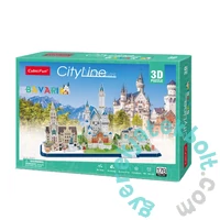 CubicFun MC267 - City Line Bajorország - 178 db-os 3D puzzle