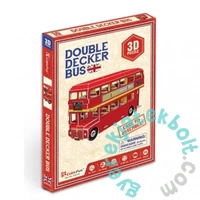 CubicFun S3018 - Mini Londoni emeletes busz - 66 db-os 3D puzzle