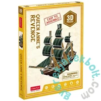 CubicFun S3031 - Mini Anna királynő bosszúja kalózhajó - 24 db-os 3D puzzle