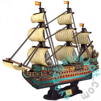 CubicFun T4017 - San Felipe vitorlás hajó - 248 db-os 3D puzzle