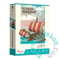 CubicFun T4032 - Római hadihajó - 85 db-os 3D puzzle