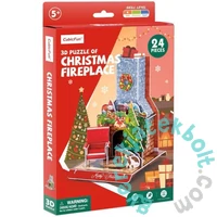 CubicFun W3156 - Mikulás szán - 19 db-os 3D puzzle