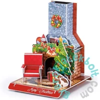 CubicFun W3156 - Mikulás szán - 19 db-os 3D puzzle