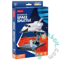 CubicFun W3197 - Mini Columbia űrsikló - 23 db-os 3D puzzle