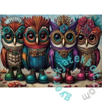 Delfy 1000 db-os puzzle - Booted Owl Quartet (DE-26002)
