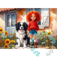 Delfy 1000 db-os puzzle - Red Curls and Paws (DE-26018)