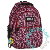 BackUp iskolatáska, hátizsák - 3 rekeszes - Málnás (PLB2N30)