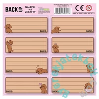 BackUp 8 db-os füzetcímke - Fluffy Puppy (NNZB7A17)