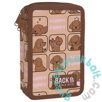 BackUp felszerelt 3 emeletes tolltartó - Fluffy Puppy (PB7EW17)