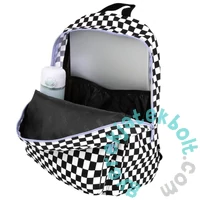 BackUp iskolatáska, hátizsák - 1 rekeszes - Pepita, lila (PLB7C94F)