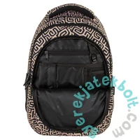 hátizsák - 3 rekeszes - Black and Gold (PLB7A08)