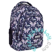 BackUp iskolatáska, hátizsák - 3 rekeszes - Butterfly (PLB7X04)