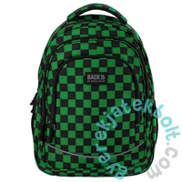BackUp iskolatáska, hátizsák - 3 rekeszes - Checkerboard Gree (PLB8X73)